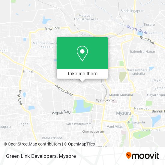 Green Link Developers map