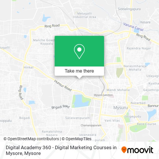 Digital Academy 360 - Digital Marketing Courses in Mysore map