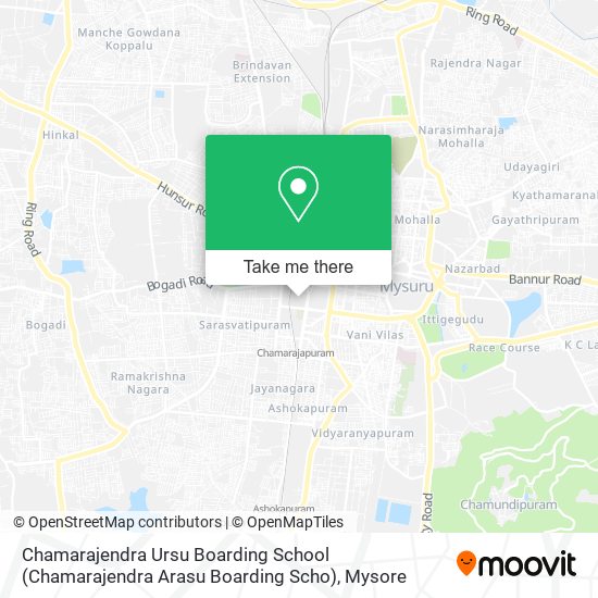 Chamarajendra Ursu Boarding School (Chamarajendra Arasu Boarding Scho) map