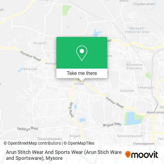 Arun Stitch Wear And Sports Wear (Arun Stich Ware and Sportsware) map