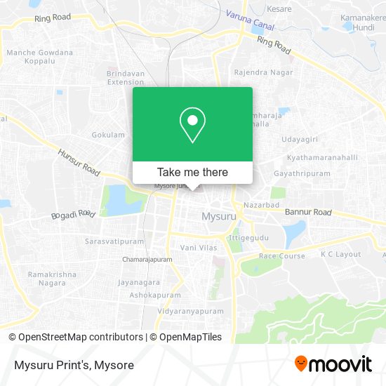 Mysuru Print's map