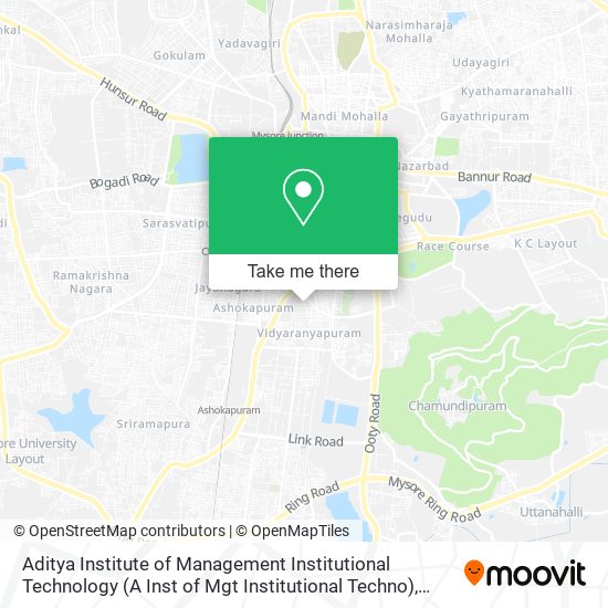 Aditya Institute of Management Institutional Technology (A Inst of Mgt Institutional Techno) map