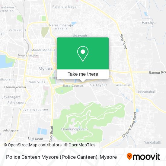 Police Canteen Mysore map