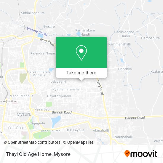 Thayi Old Age Home map