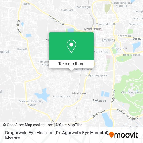 Dragarwals Eye Hospital (Dr. Agarwal's Eye Hospital) map