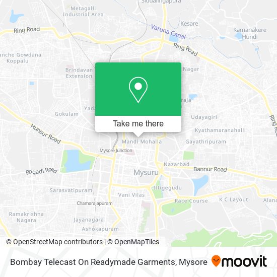 Bombay Telecast On Readymade Garments map