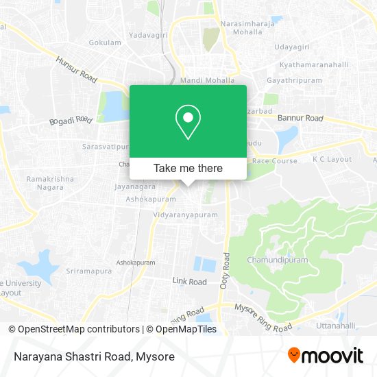 Narayana Shastri Road map