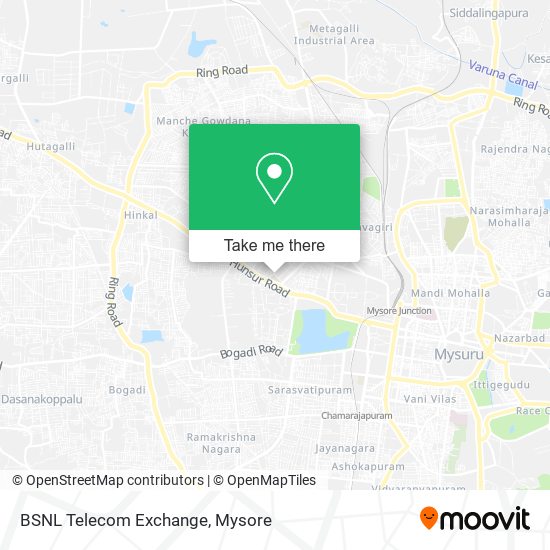 BSNL Telecom Exchange map