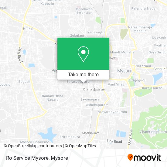 Ro Service Mysore map