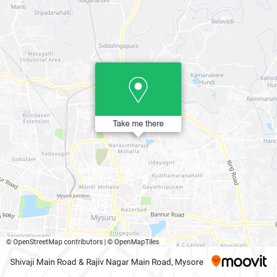 Shivaji Main Road & Rajiv Nagar Main Road map