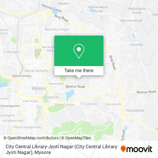 City Central Library-Jyoti Nagar map