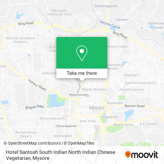 Hotel Santosh South Indian North Indian Chinese Vegetarian map