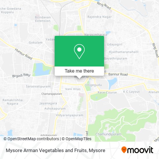 Mysore Arman Vegetables and Fruits map