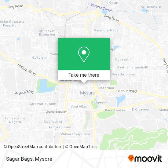 Sagar Bags map