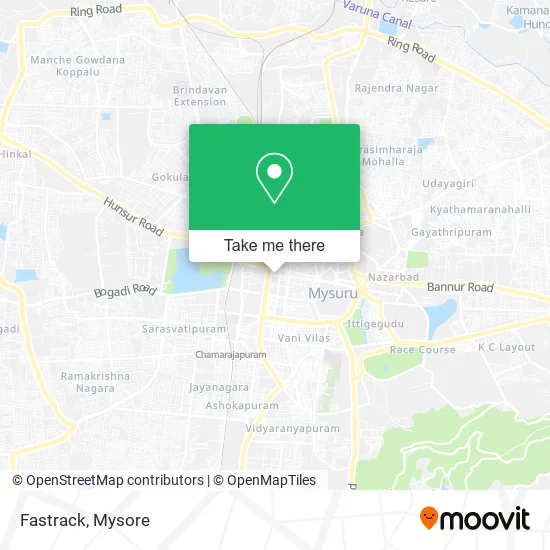 Fastrack map