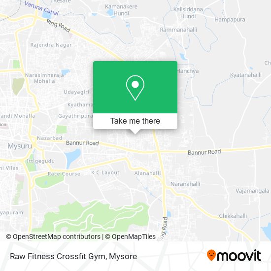 Raw Fitness Crossfit Gym map