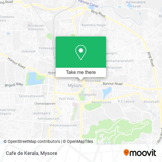 Cafe de Kerala map