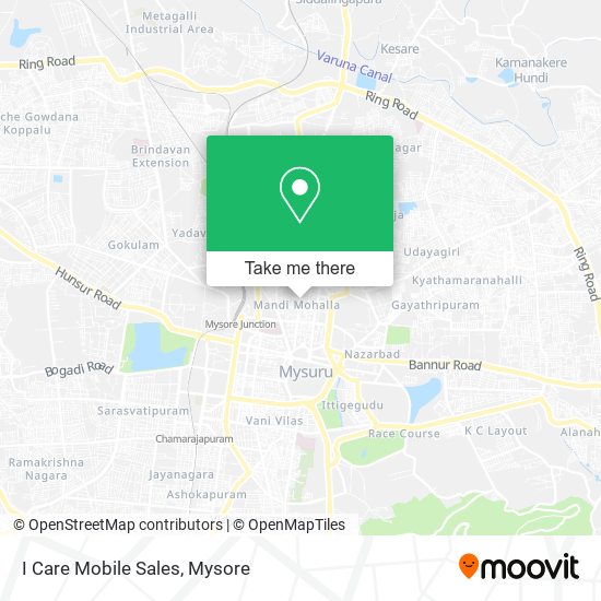 I Care Mobile Sales map