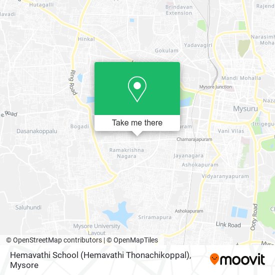 Hemavathi School (Hemavathi Thonachikoppal) map