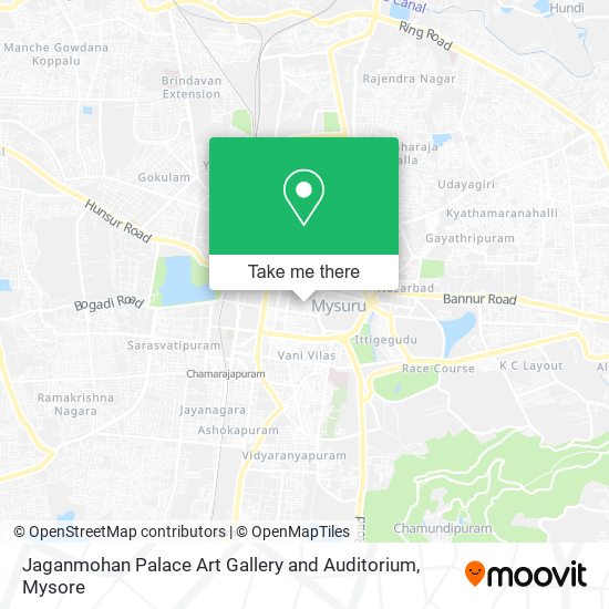 Jaganmohan Palace Art Gallery and Auditorium map