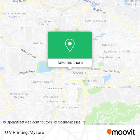 U V Printing map