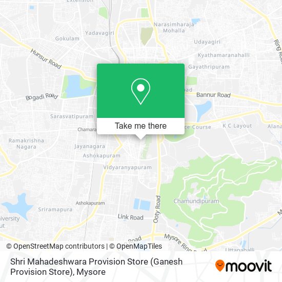 Shri Mahadeshwara Provision Store (Ganesh Provision Store) map