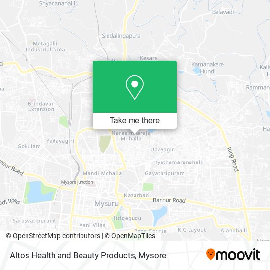 Altos Health and Beauty Products map