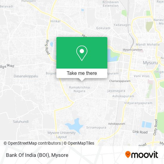 Bank Of India (BOI) map