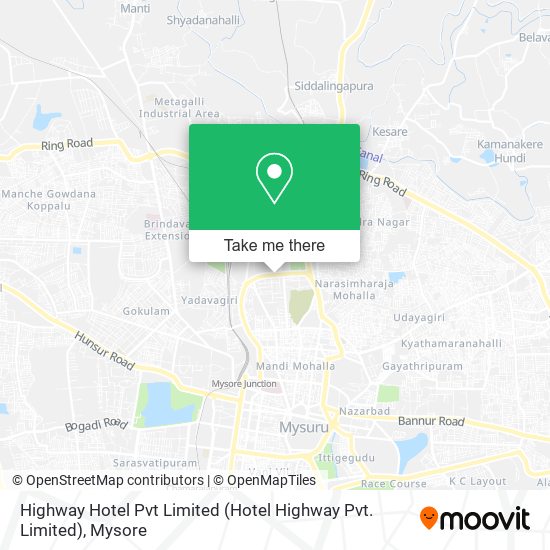 Highway Hotel Pvt Limited map