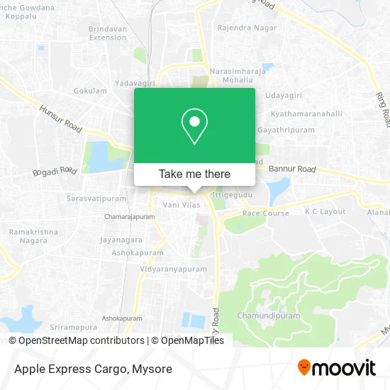 Apple Express Cargo map