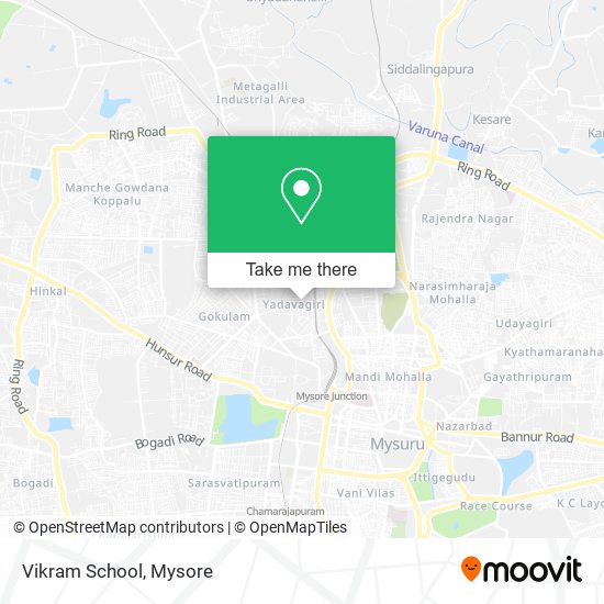 Vikram School map