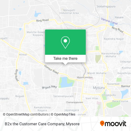 B2x the Customer Care Company map