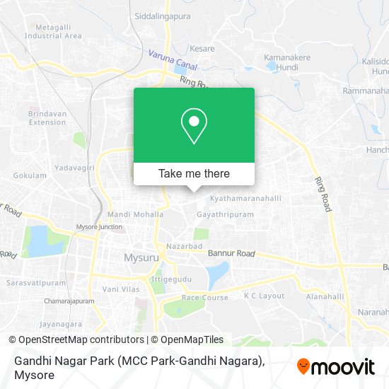 Gandhi Nagar Park (MCC Park-Gandhi Nagara) map