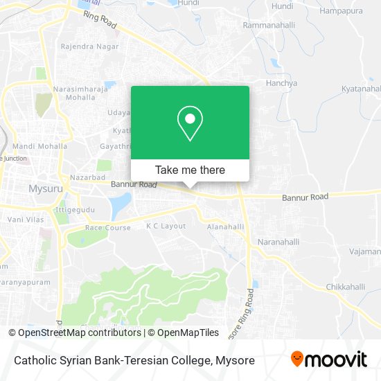 Catholic Syrian Bank-Teresian College map