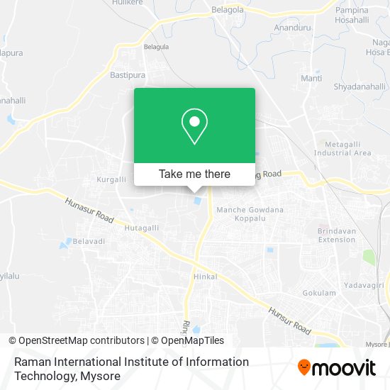 Raman International Institute of Information Technology map