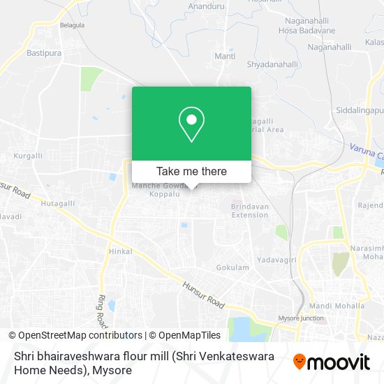 Shri bhairaveshwara flour mill (Shri Venkateswara Home Needs) map