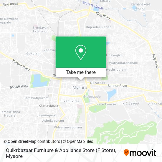 Quikrbazaar Furniture & Appliance Store (F Store) map