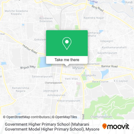 Government Higher Primary School (Maharani Government Model Higher Primary School) map