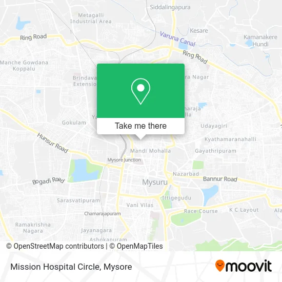 Mission Hospital Circle map