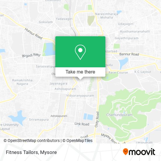 Fitness Tailors map