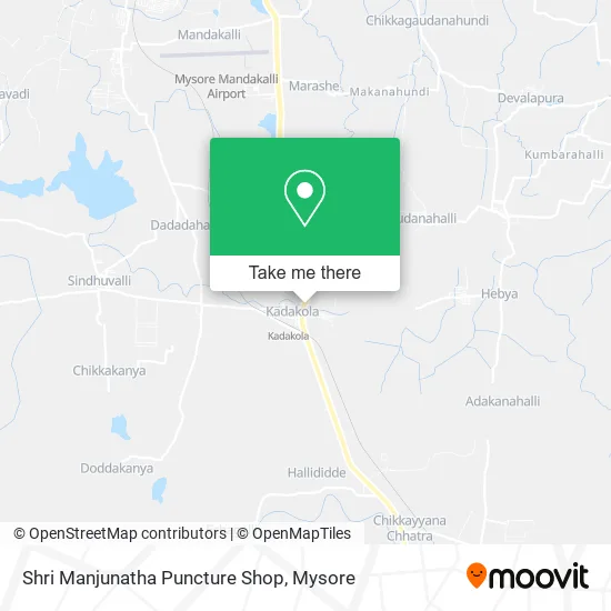 Shri Manjunatha Puncture Shop map