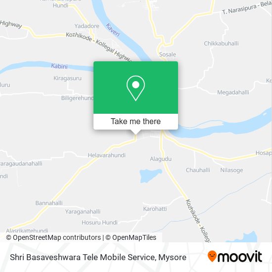 Shri Basaveshwara Tele Mobile Service map