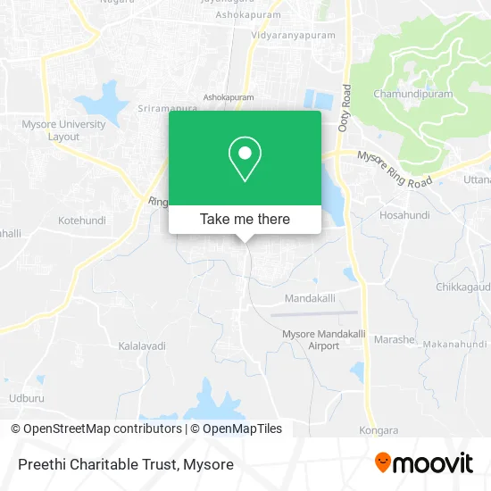 Preethi Charitable Trust map