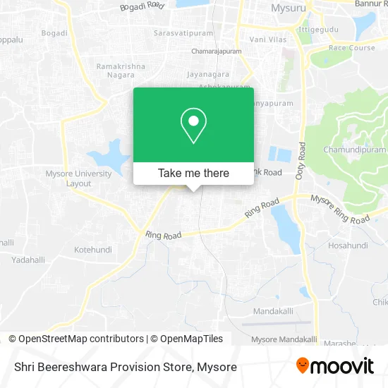Shri Beereshwara Provision Store map