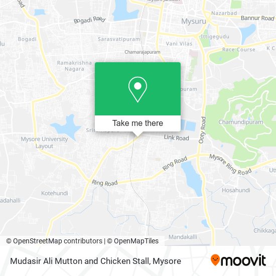 Mudasir Ali Mutton and Chicken Stall map