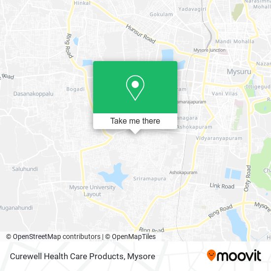 Curewell Health Care Products map