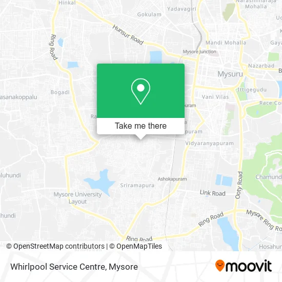 Whirlpool Service Centre map