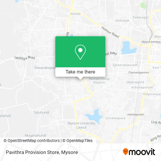 Pavithra Provision Store map
