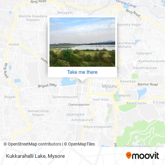 Kukkarahalli Lake map