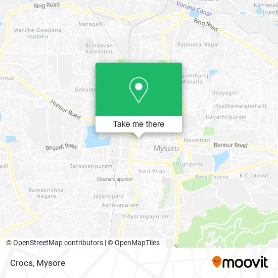 Crocs map